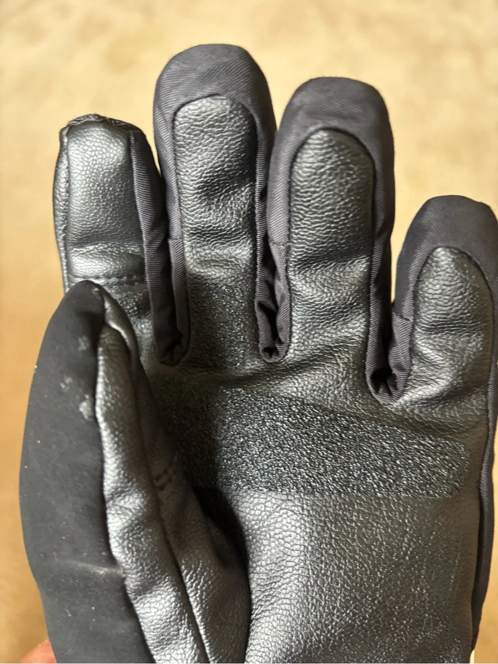 The North Face White and Black Women's Snow Gloves